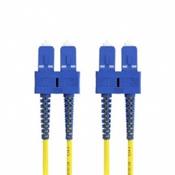 Belkin Cable Fibra Óptica Monomodo OFC SC Macho - SC Macho, 8.3/125µm, 2 Metros, Amarillo 