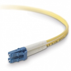 Belkin Cable Fibra Óptica Single LC Macho - LC Macho, 8.3/125, 1 Metro, Amarillo 