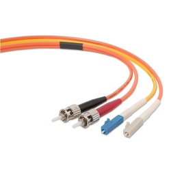 Belkin Cable Fibra Óptica 2x LC Macho - 2x ST Macho, 5 Metros, Naranja 