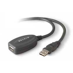 Belkin Cable USB A Macho - USB A Hembra 5 Metros, Negro 