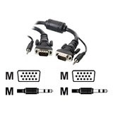 Belkin Cable VGA + 3.5mm Macho - VGA + 3.5mm Macho, 5 Metros, Negro 