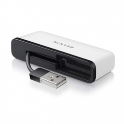 Belkin Hub Travel USB 2.0 Macho - 3x USB 2.0 Hembra, 480 Mbit/s, Negro/Blanco 