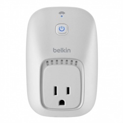 Belkin Enchufe WeMo Smart Plug, WiFi, para IOS/Android, Blanco 