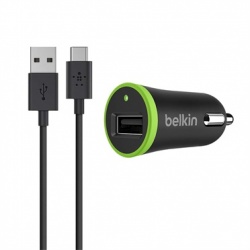 Belkin Cargador para Auto F7U002BT06-BLK, 2.1A, 1x USB 2.0, Negro 
