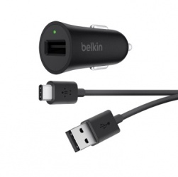 Belkin Cargador para Auto BOOST↑UP, 18W, 1x USB 3.0, Negro 
