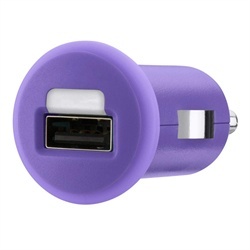 Belkin Micro Cargador de Baterías para Auto MIXIT, 2100mA, USB 2.0, Morado 