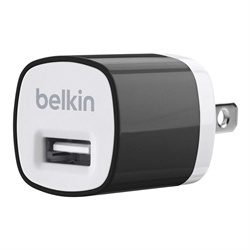 Belkin Cargador de Pared MIXIT↑, 1A, 1x USB 2.0, Negro/Blanco 