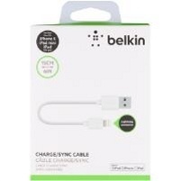 Belkin Cable de Carga MIXIT↑ Lightning Macho - USB A Macho, 15cm, Blanco, para iPhone/iPad/AirPods 
