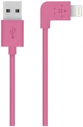 Belkin Cable Plano Lightning Macho - USB A Macho, 1.2 Metros, Rosa 