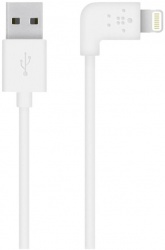 Belkin Cable Plano Lightning Macho - USB A Macho, 1.2 Metros, Blanco 