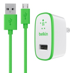 Belkin Cargador de Pared F8M667TT04-GRN, 1x USB 2.0, 10W, Verde/Blanco 