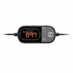 Belkin Transmisor FM para Auto F8Z439-P, USB, Negro 