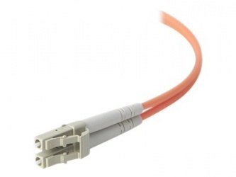 Belkin Cable Fibra Óptica Dúplex OFC LC Macho - LC Macho, 50//125µm, 1 Metro, Naranja 