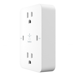 Belkin Cargador de Pared BoostCharge GaN Wall Plate, 2x USB-C 18W/50W, Blanco 