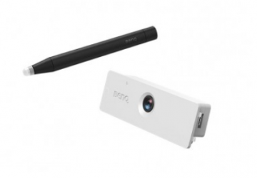 BenQ Kit Presentador PointWrite Gen2, USB, Blanco/Negro - incluye 2 Plumas Multitouch 