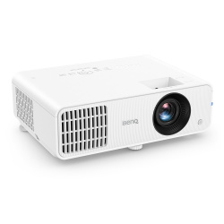 Proyector BenQ LW550 DLP, 1280x800 WXGA, 3000 lúmenes ANSI, con Bocinas, Blanco ― Pequeños rayones junto a los botones del proyector. 