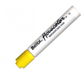 Berol Set Marcador a Base de Agua Acuacolor, 12 Piezas, Amarillo Limón 