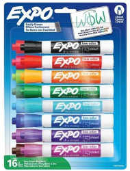 Berol Marcador para Pizarrón EXPO, Multicolor, 16 Piezas 