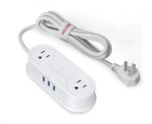 Bestek Multicontacto MRJ2002, 2 Salidas, 125V, 15A, 1.5 Metros 