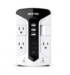 Bestek Multicontacto MRJ7004, 5 Contactos, 3 x USB A, 1875W 