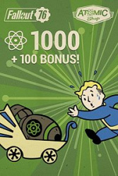 Fallout 76: 1000 Atoms + 100 Bonus Atoms, Xbox One ― Producto Digital Descargable 
