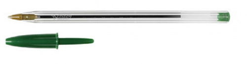 Bic Bolígrafo 7501014511047, Punto Mediano 1mm, Verde, 12 Piezas 