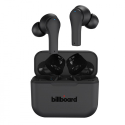 Billboard Audífonos Intrauriculares con Micrófono Carbono 2.0, Inalámbrico, Bluetooth, Negro 