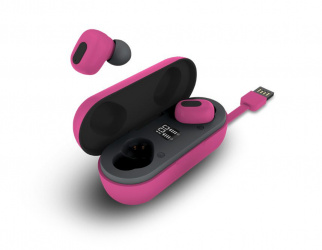 Billboard Audífonos Intrauriculares con Micrófono Summer, Bluetooth, Inalámbrico, Rosa 