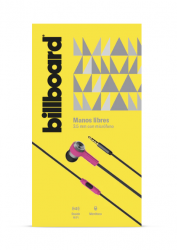 Billboard Audífonos Intrauriculares con Micrófono, Alámbrico, 3.5mm, Rosa 