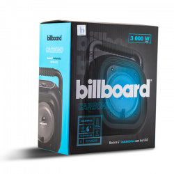 Billboard Bocina Portátil Carbono, Bluetooth, Inalámbrico, 9W, USB, Negro 