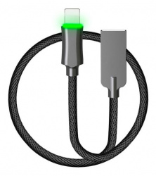 Binden Cable Lightning Macho - USB A Hembra, 1 Metro, Gris, para iPhone 