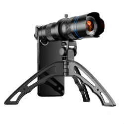 Binden Telescopio con Tripié para Celular 20-40X, Negro 