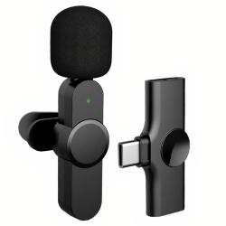 Binden Micrófono Lavalier EP033-C, Inalámbrico, USB-C 