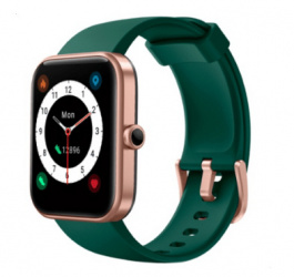 Binden Smartwatch P8 Max, Touch, iOS/Android, Verde/Oro - Resistente al Agua 