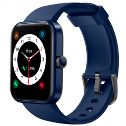 Binden Smartwatch P8 Max, Touch, iOS/Android, Azul/Negro - Resistente al Agua 