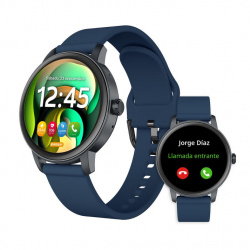 Binden Smartwatch ERA One Lite, Touch, Bluetooth, Android/iOS, Azul - Incluye Audífonos Dark Booster 