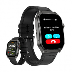 Binden Smartwatch ERA Day One Line, Touch, Bluetooth 5.3, Android/iOS, Negro - Resistente al Agua 