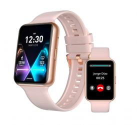 Binden Smartwatch Era-Fit View, AMOLED, Android/iOS, Rosa - Resistente al Agua 