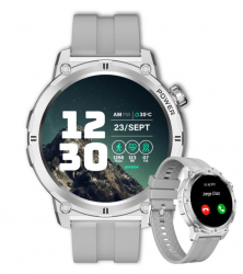 Binden Smartwatch ERA ARMY Eros, Android/iOS, Blanco - Resistente a Salpicaduras 