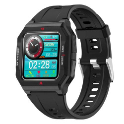 Binden Smartwatch Sport P10, Touch, Android/iOS, Negro - Resistente al Agua/Polvo 