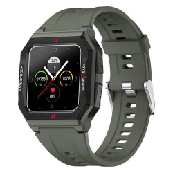Binden Smartwatch Sport P10, Touch, Android/iOS, Verde Oscuro - Resistente al Agua/Polvo 