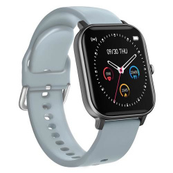 Binden Smartwatch P8, Touch, Bluetooth 4.0, Android/iOS, Gris - Resistente al Agua 