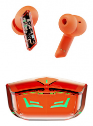 Binden Audífonos Intrauriculares con Micrófono Dark Ninja, Inalámbrico, Bluetooth, Naranja 