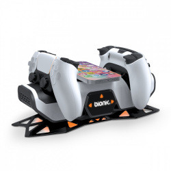 Bionik Base de Carga para Controles PowerStand Pro, para PlayStation 5, Multicolor 