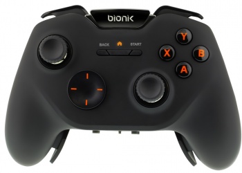 Bionik Control Vulkan, Inalámbrico, Bluetooth, Negro, para PC/Android 