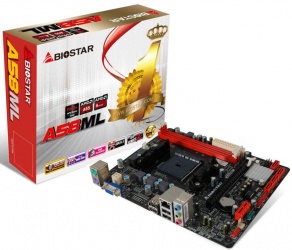 Tarjeta Madre Biostar micro ATX A58ML, S-FM2, AMD A55, 32GB DDR3, para AMD 