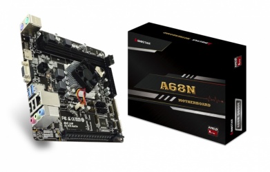 Tarjeta Madre Biostar mini ITX A68N-5600E, S-AM4, AMD A4-3350B 2GHz, HDMI, 16GB DDR3 para AMD 