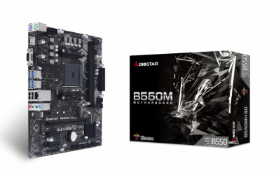 Tarjeta Madre Biostar B550MH 3.0, Micro-ATX, Socket AM4, AMD B550, 64GB DDR4, HDMI para AMD  