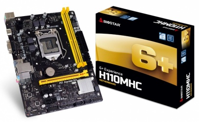 Tarjeta Madre Biostar micro ATX H110MHC, S-1151, Intel H110, HDMI, 32GB DDR4 para Intel 