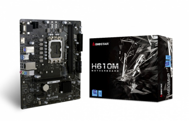 Tarjeta Madre Biostar Micro ATX H610MHP, S-1700, Intel H610, HDMI, 64GB DDR4 para Intel 